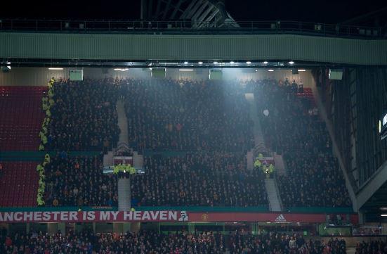  The Hull attendance was underwhelming at Old Trafford on Tuesday