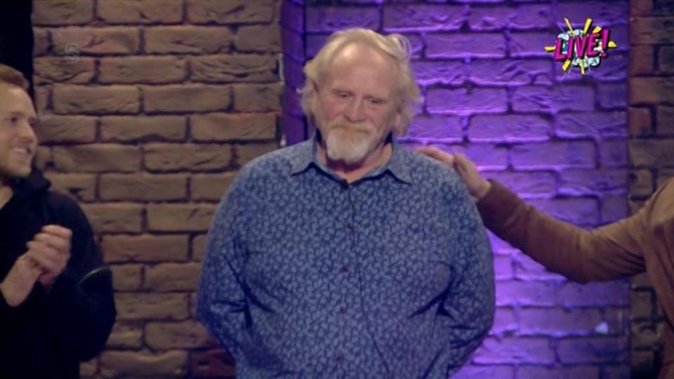  James Cosmo has been saved from the house nominations for the rest of the series