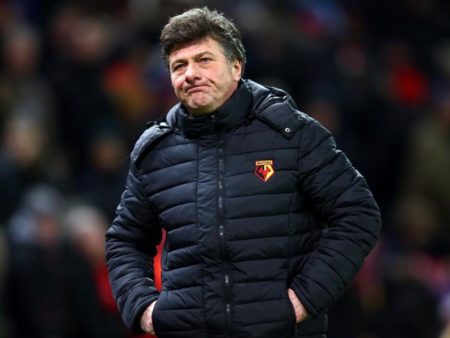  Walter Mazzarri saw weakened Watford slump 1-0 at Millwall on Sunday