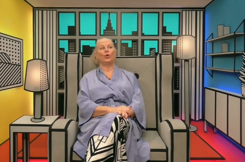  Kim Woodburn dished all in the Diary Room