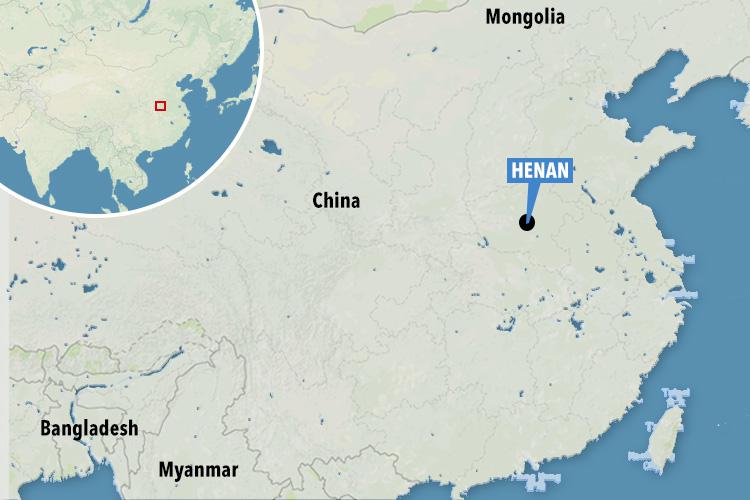  The blade was found in China's central Henan Province