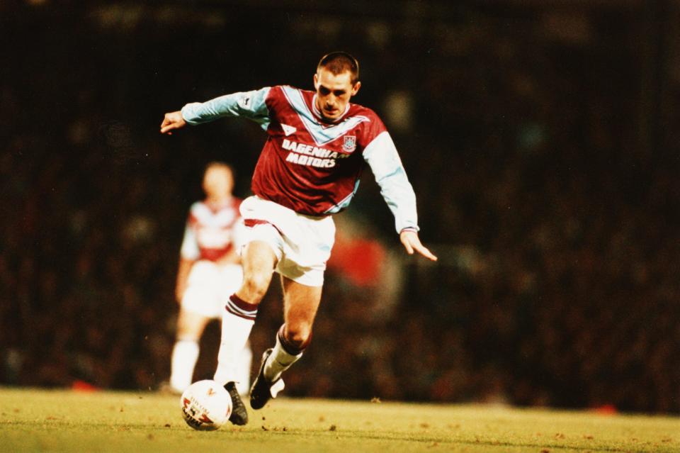  Allen during his playing days with West Ham