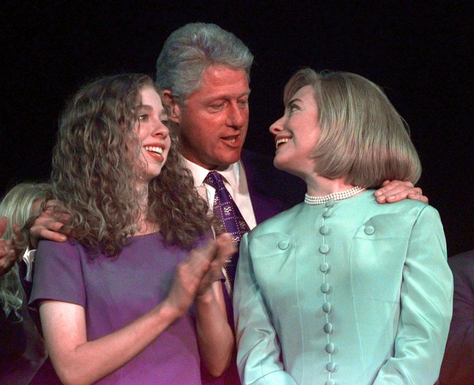 The Clintons during their political heyday