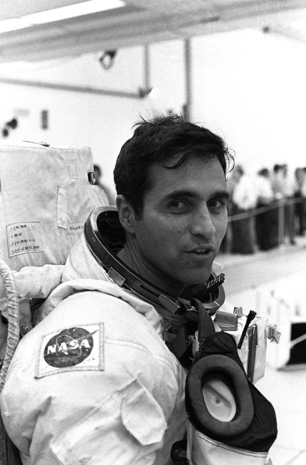  A 1972 photo of Apollo 17 Astronaut Harrison Schmitt