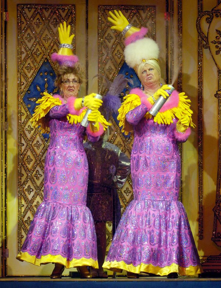  She appeared in panto alongside Aggie MacKenzie in Brighton