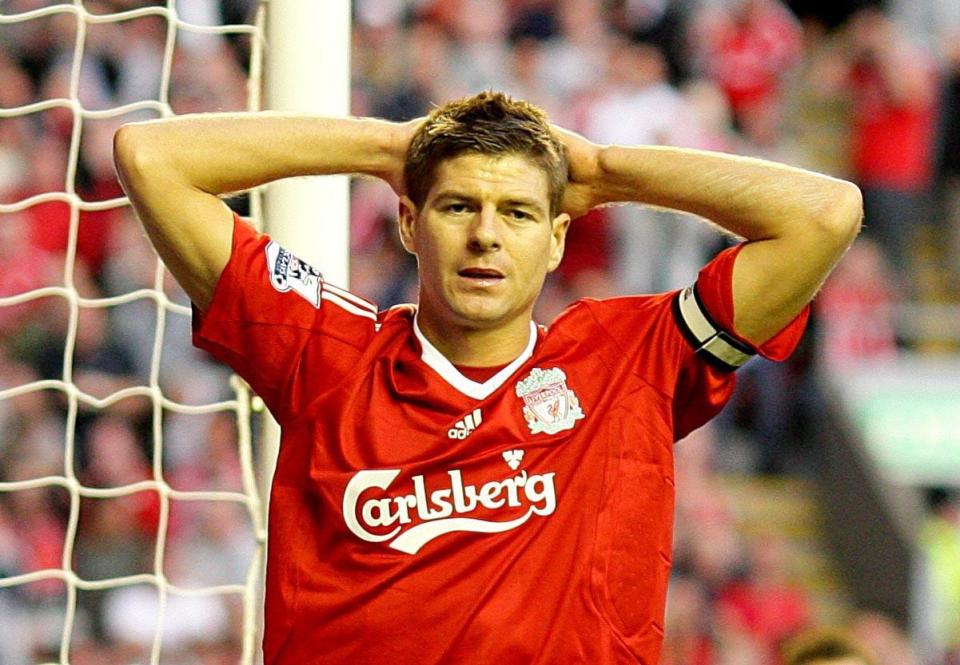  Steven Gerrard could not believe it after being knocked out by Barnsley