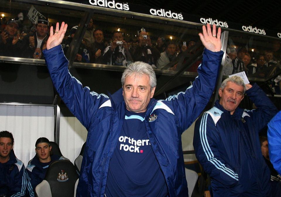  Kevin Keegan made brief return to Newcastle as manager in 2008