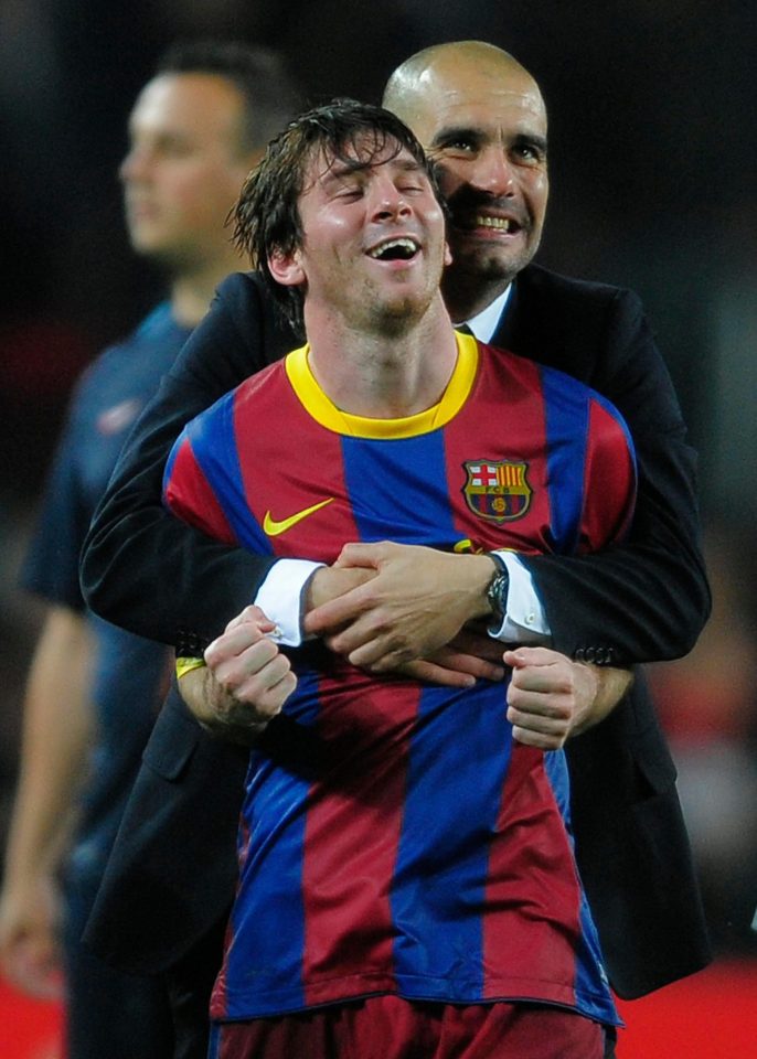  Lionel Messi could be reunited with Pep Guardiola at Manchester City - after arguably spending their peak years together at Barcelona