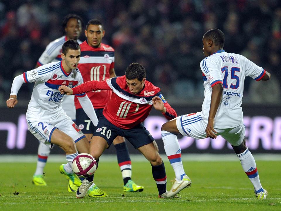  Gueida Fofana in action against Eden Hazard in his early career