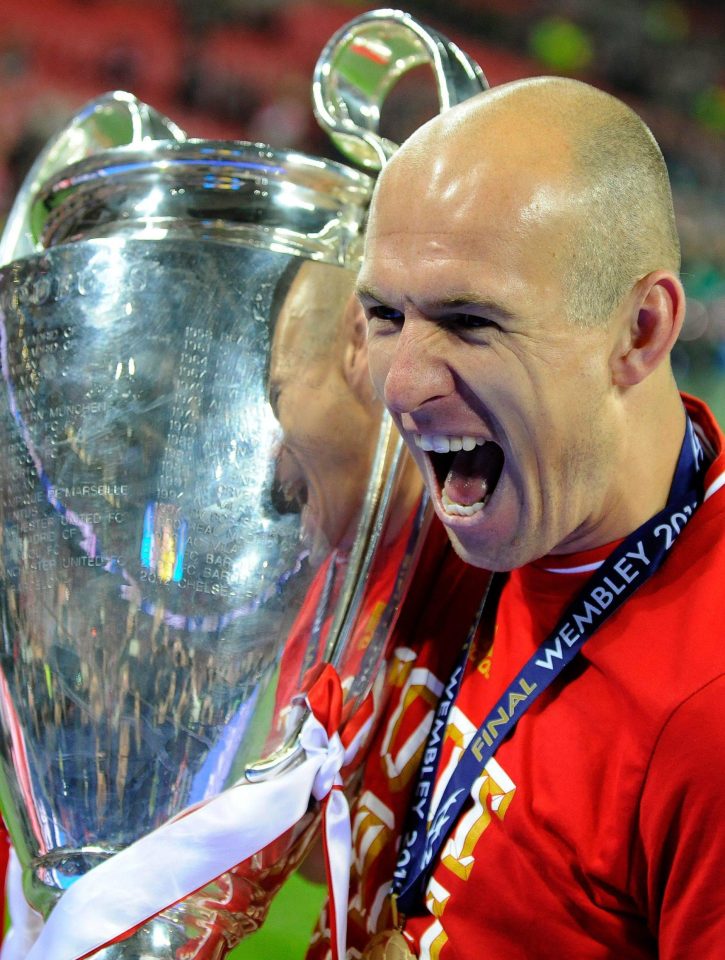  Arjen Robben scored the Champions League winner in 2013