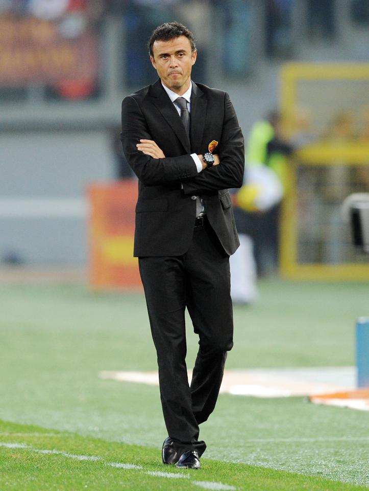  Luis Enrique was hired despite underwhelming spell as manager of Roma