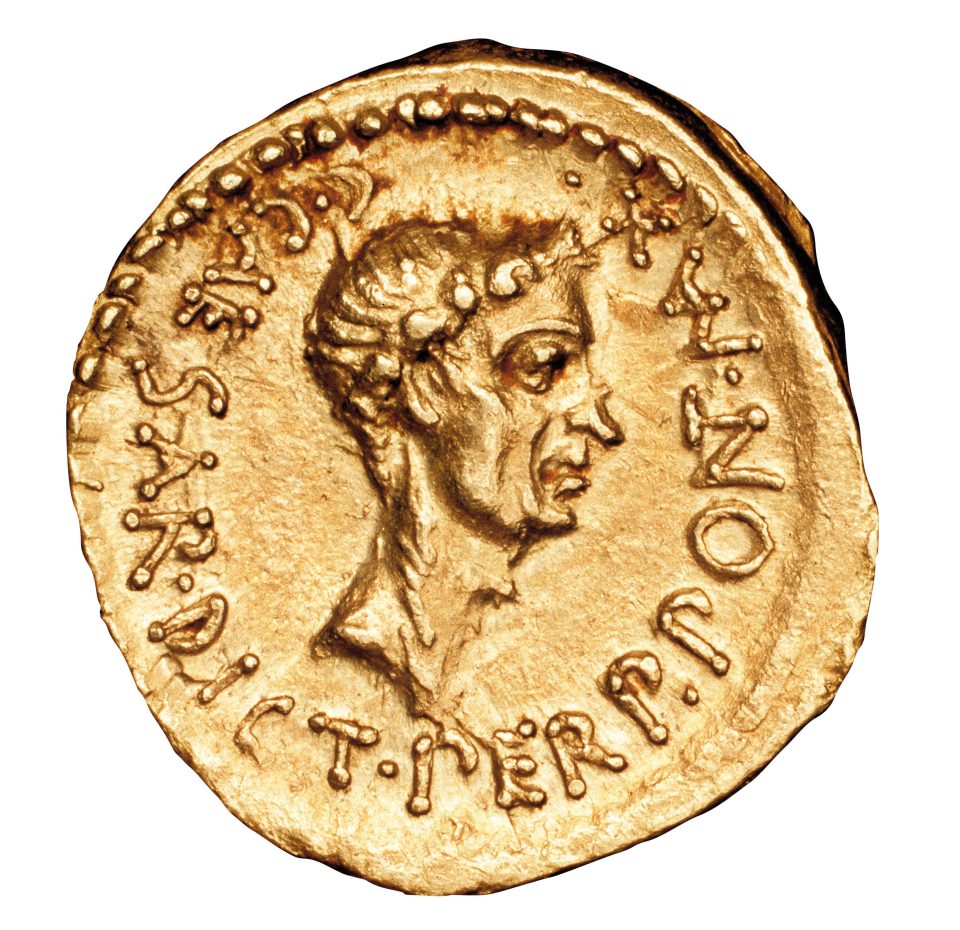  Pre-Victorian coins, like this gold medallion minted to the Sextus Pompey victory in the first century BC, are also worth big bucks