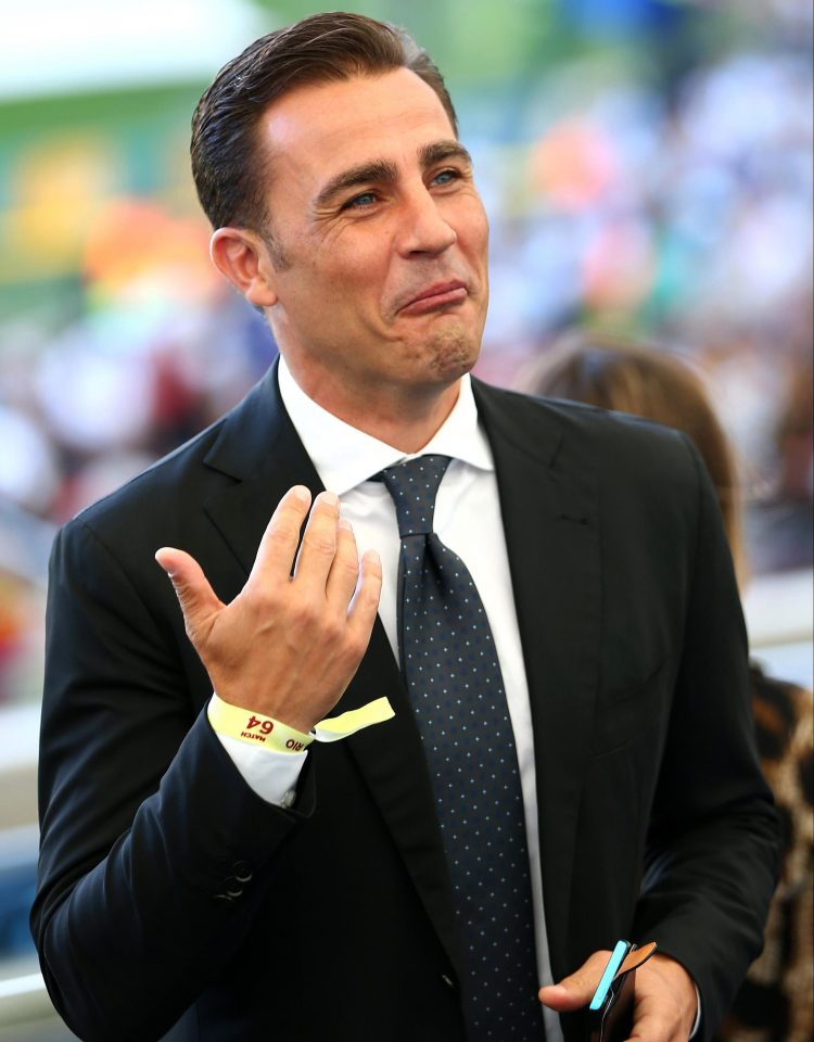  Tianjin Quanjian manager, Fabio Cannavaro, is looking for big-name striker