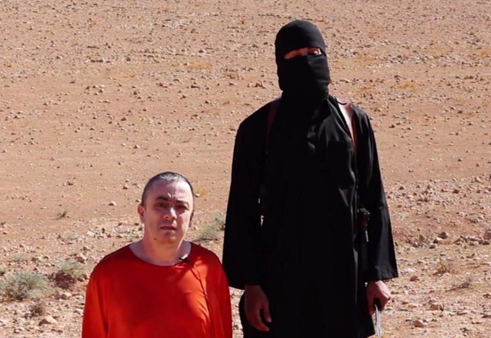  Pic that allegedly showed the moments before the beheading of Brit Alan Henning