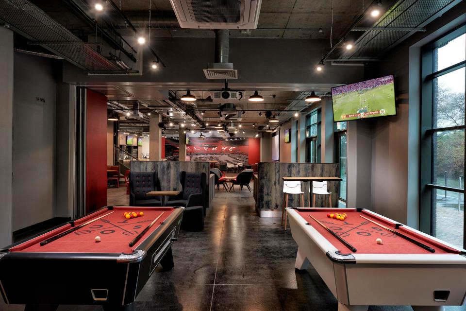  In 2015 Giggs unveiled his £24million venture Hotel Football opposite Old Trafford