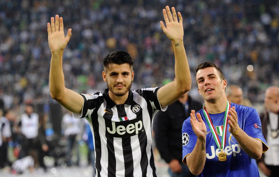  Antonio Conte oversaw Alvaro Morata's move to Juventus before leaving in 2014