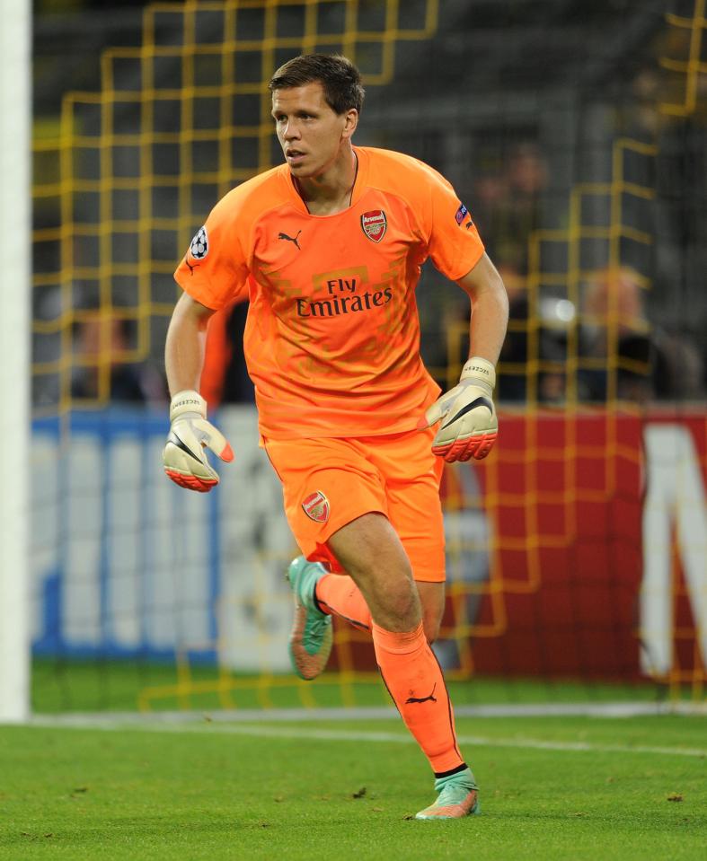  Wojciech Szczesny hasn't played at Arsenal for nearly two years