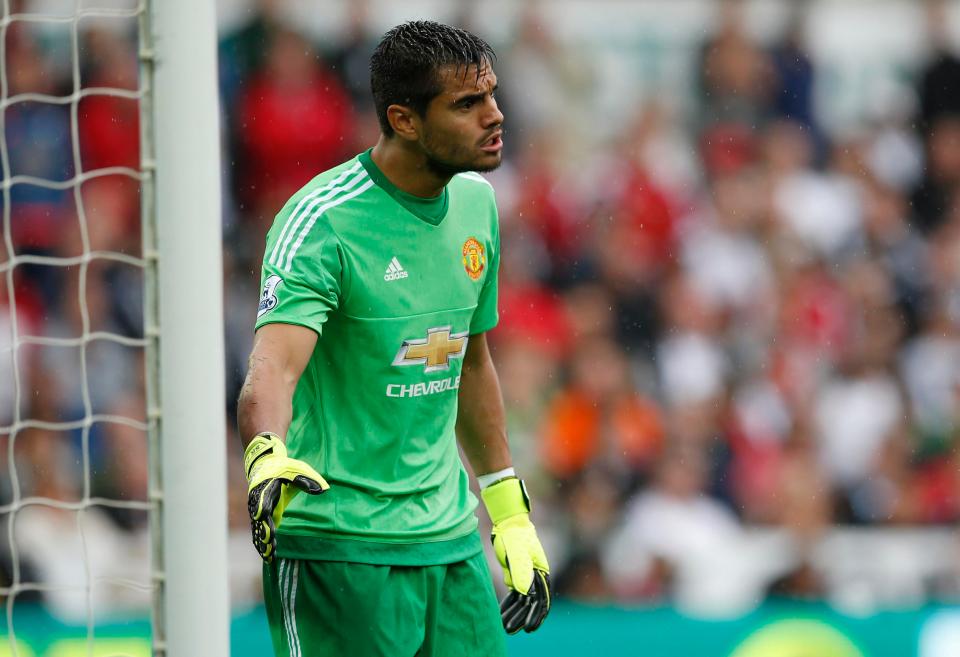 Sergio Romero is currently back-up for David De Gea