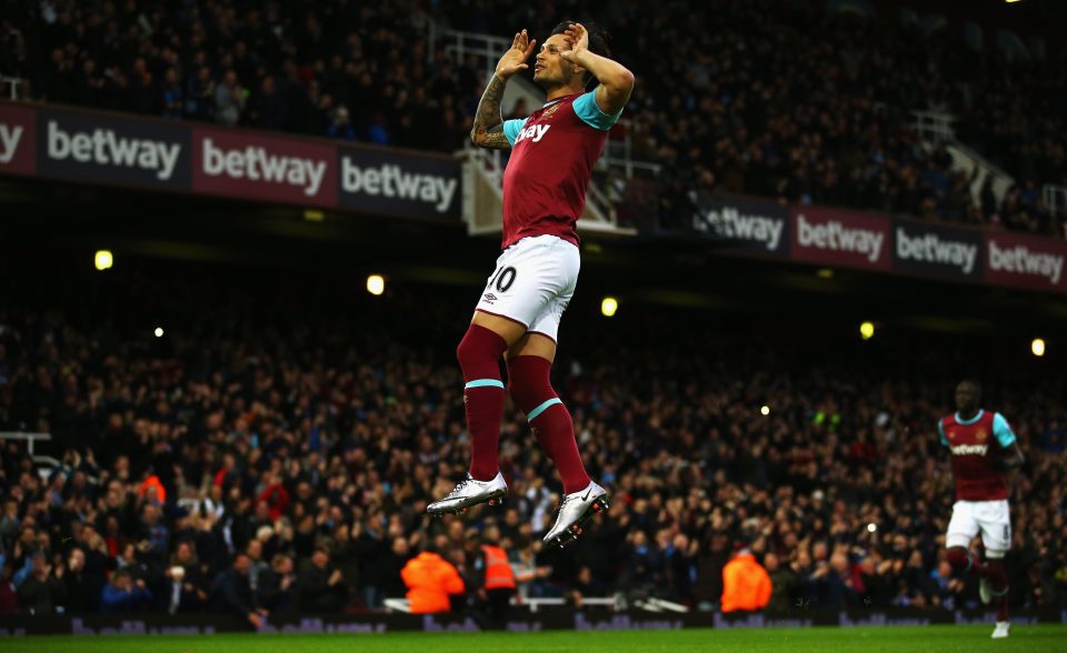  Zarate grabbed a few goals for West Ham but his attitude did not impress then manager Sam Allardyce