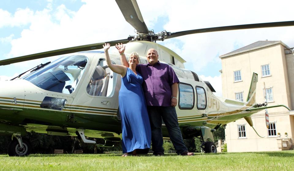  Gillian and ex-husband Adrian lived the high life with their winnings