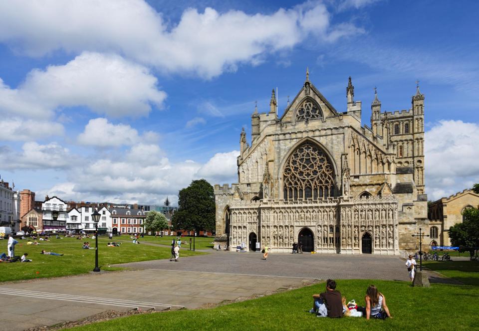  Place to study . . . Exeter is one of the landmark cities used to boost maths skills