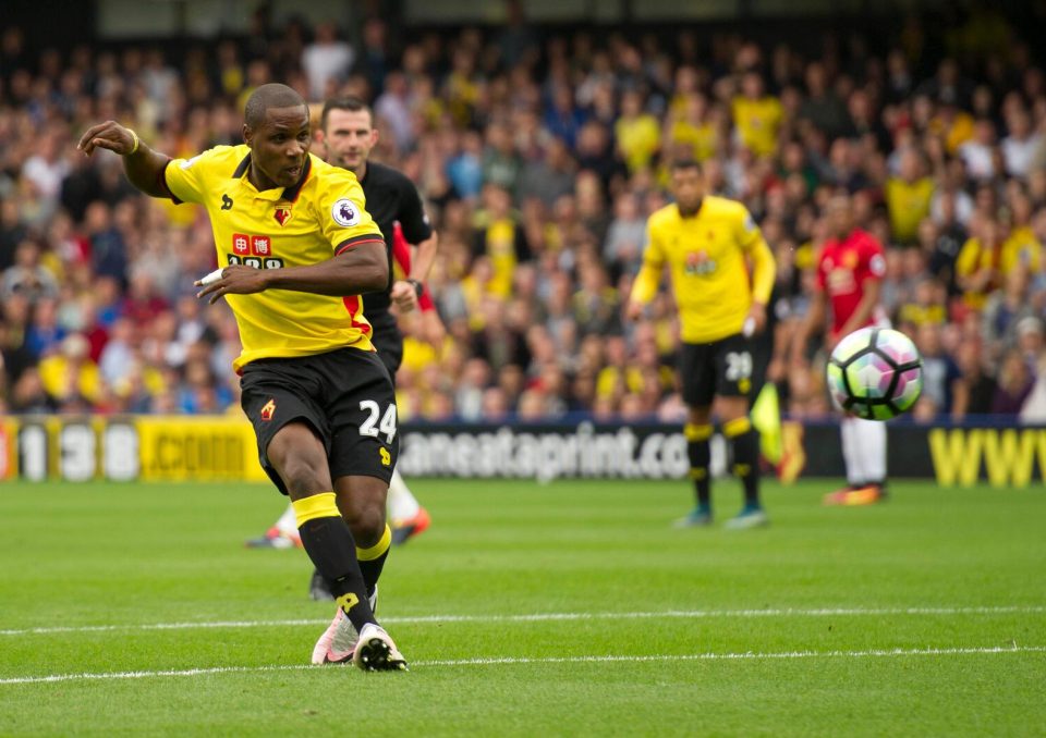  Ighalo has scored just one goal this season for Watford