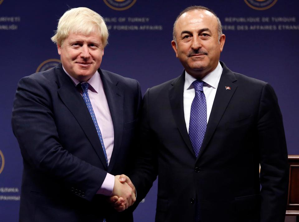  Boris Johnson made a trip to Turkey recently as he tried to mend fences after his previous comments