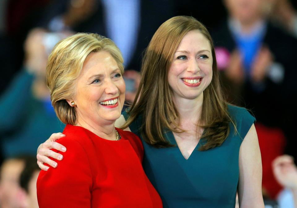 Hillary and Chelsea Clinton 