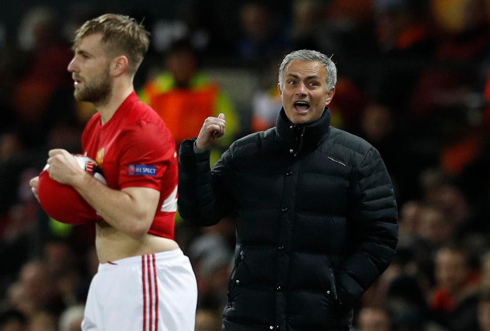  Jose Mourinho sees the veteran Frenchman as competition for Luke Shaw