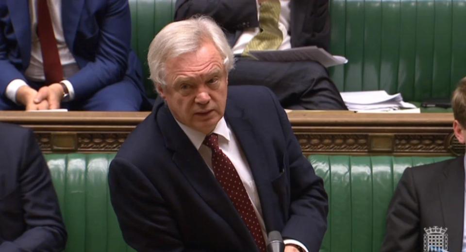  David Davis said today that Britain would leave the EU no matter what