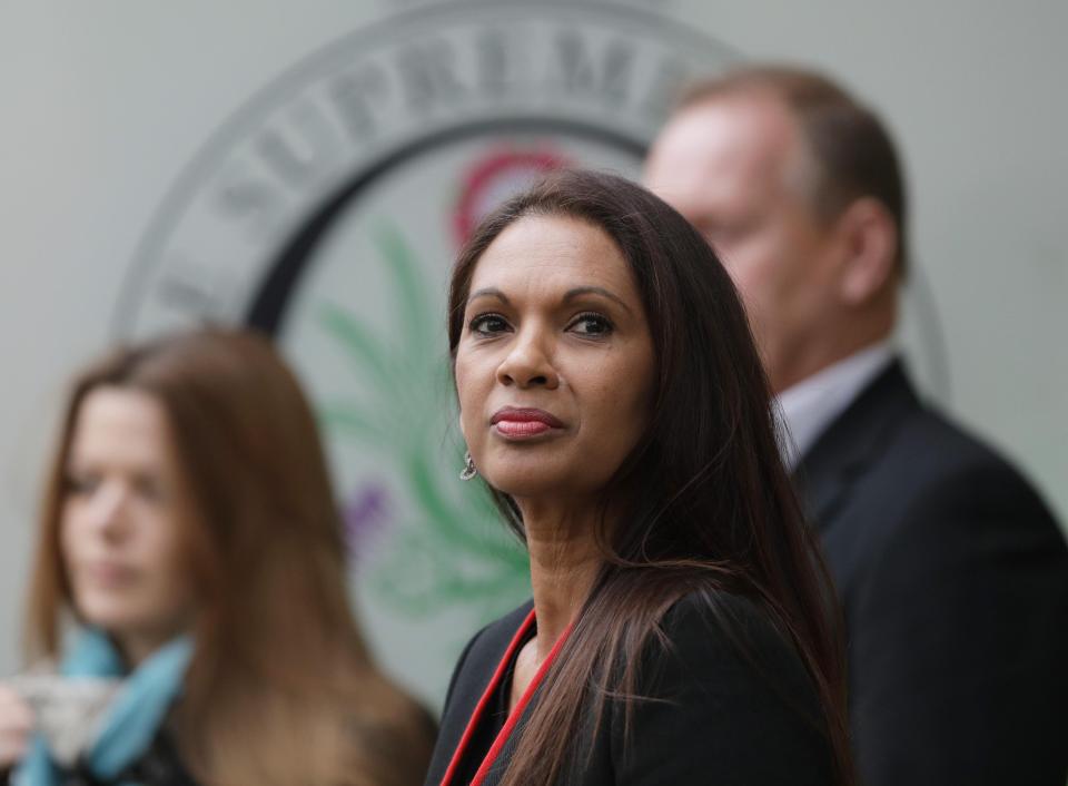  Gina Miller took the Government to court over the matter, arguing that only Parliament could start Brexit talks