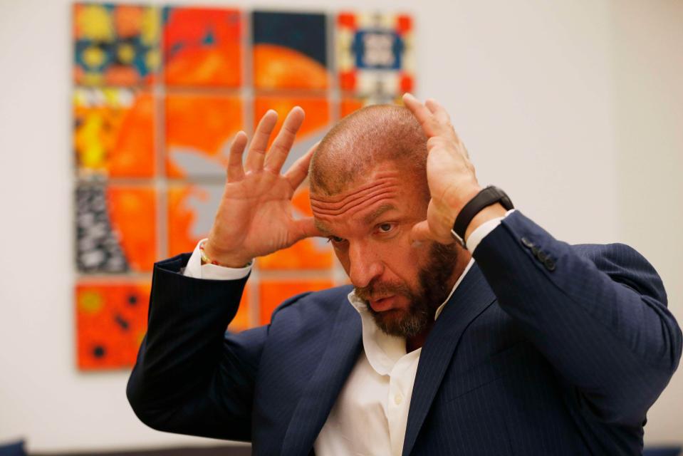  Triple H revealed himself as a West Ham fan a year ago