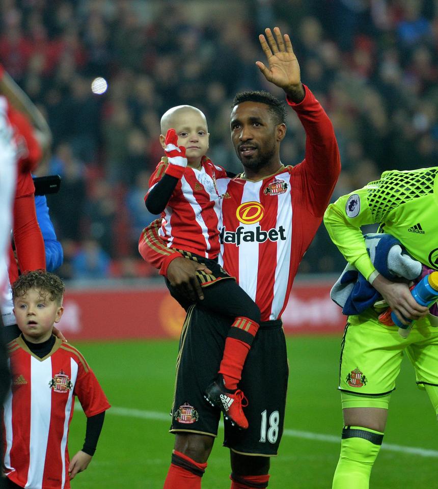  Bradley led Sunderland out at the Stadium of Light