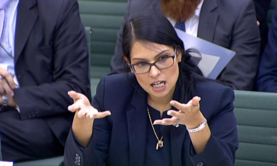  Just hours before the revelation Priti Patel had told MPs that the focus should be on making sure taxpayers' money goes to helping the world's poorest