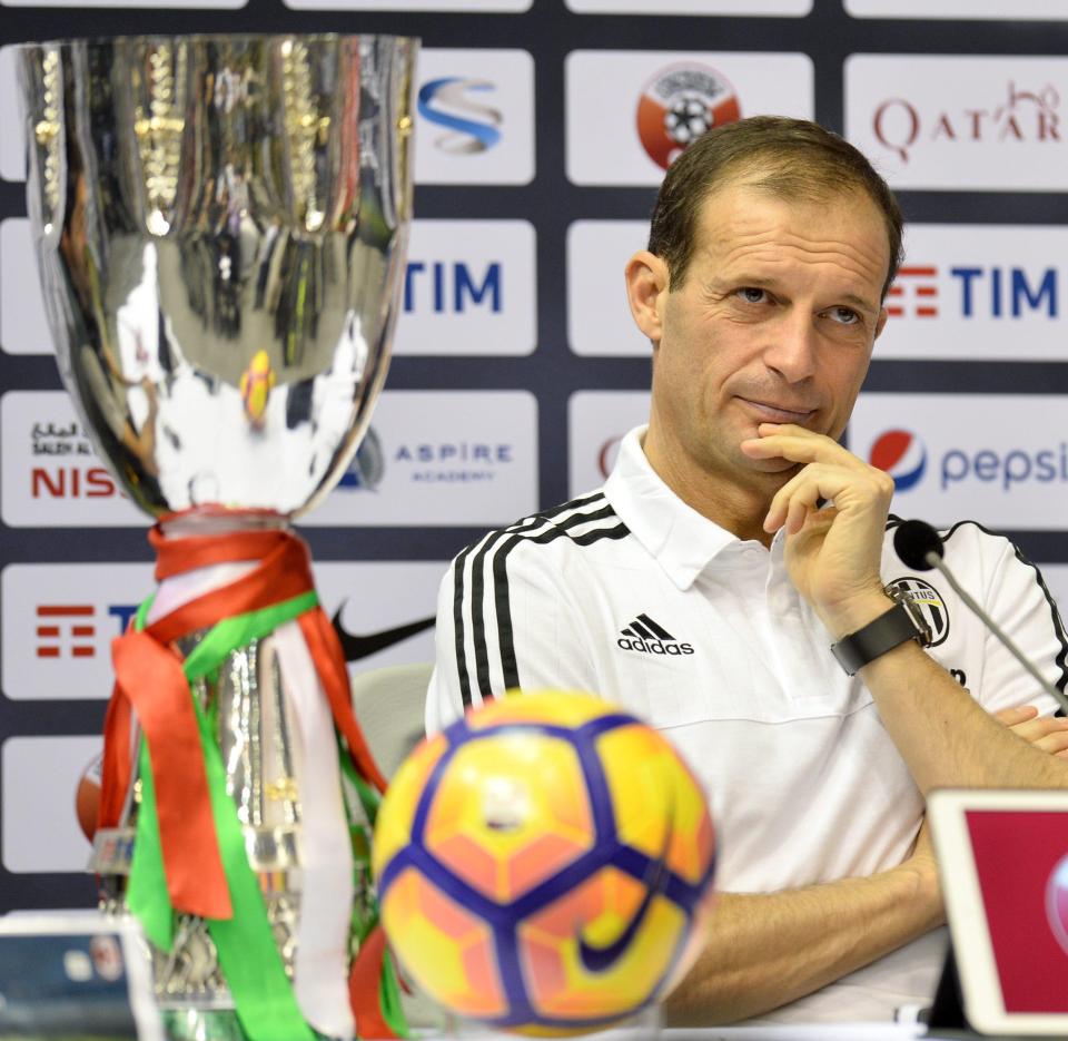  Max Allegri's comments after Italian Super Cup defeat did not go down well