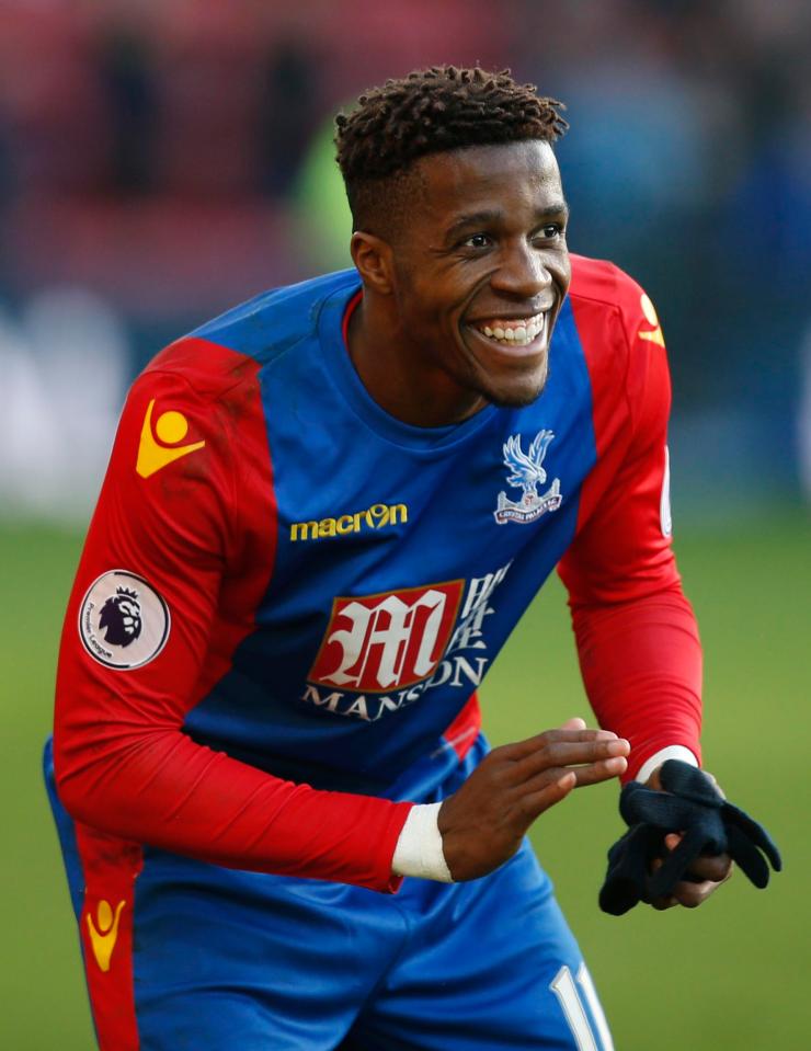  Allardyce has demanded referees do more to protect winger Wilfried Zaha