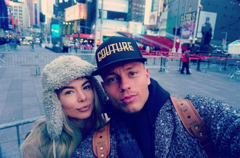  The TV star got engaged to her Love Island boyfriend Alex over the New Year