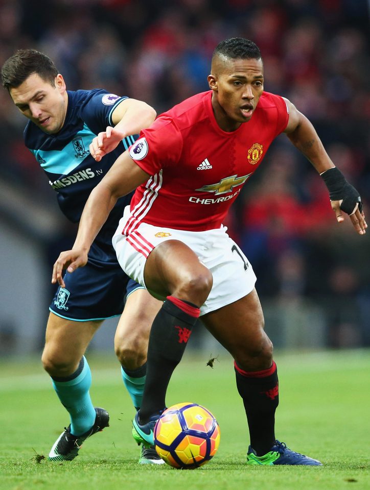  Antonio Valencia has been utilised at right-back by Jose Mourinho this season