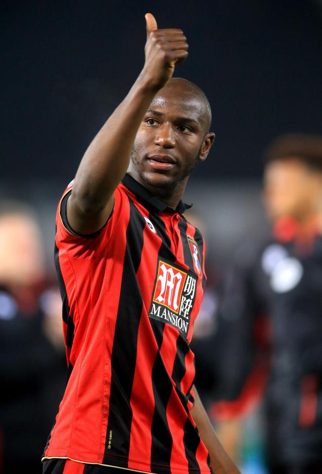  Benik Afobe scored in Bournemouth's 3-0 rout of Swansea in their last game