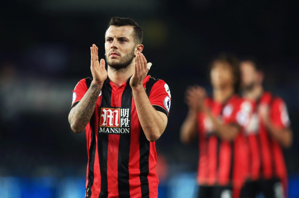  Loanee Jack Wilshere is ineligible to play parent club Arsenal