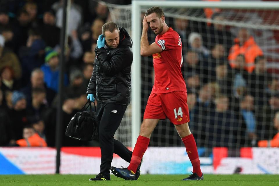  Liverpool sorely missed their captain Jordan Henderson at times against Sunderland