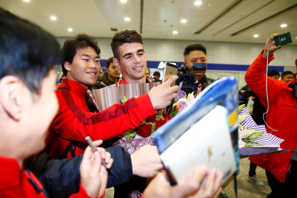  Oscar left Chelsea this season for a mega-money move to China