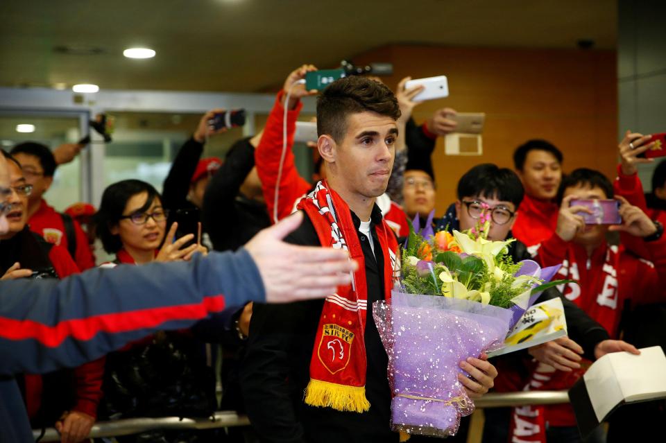  Oscar has bid farewell to the Premier League to embark on a new adventure