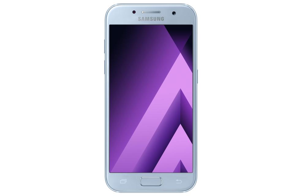  The Samsung A3, which has a slightly smaller screen