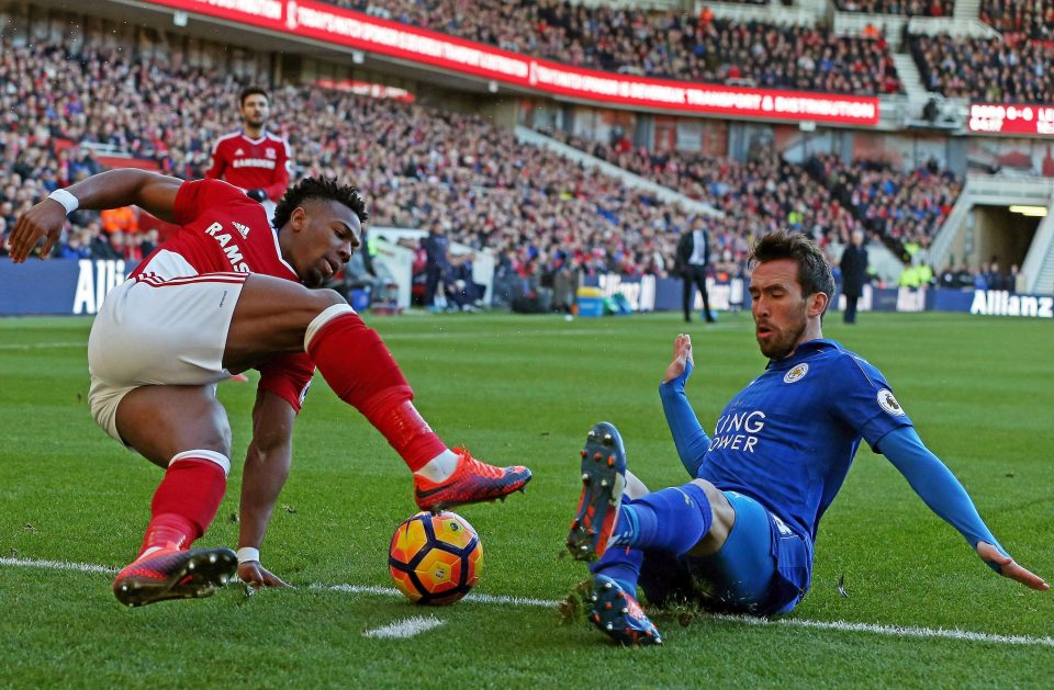  Leicester star Christian Fuchs is a fan favourite at the club