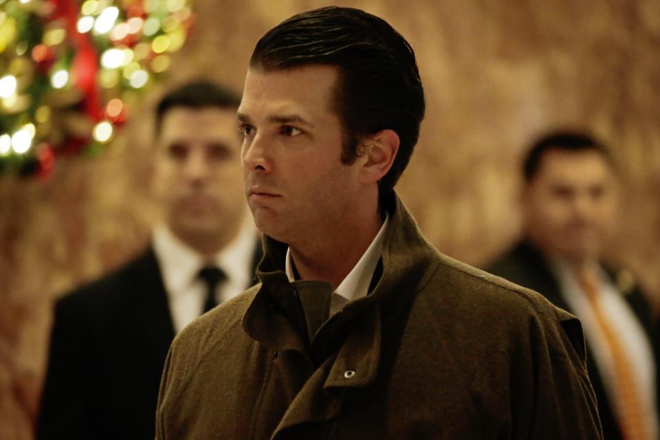  Donald Trump Jnr told Good Morning America his dad was looking forward to being sworn in