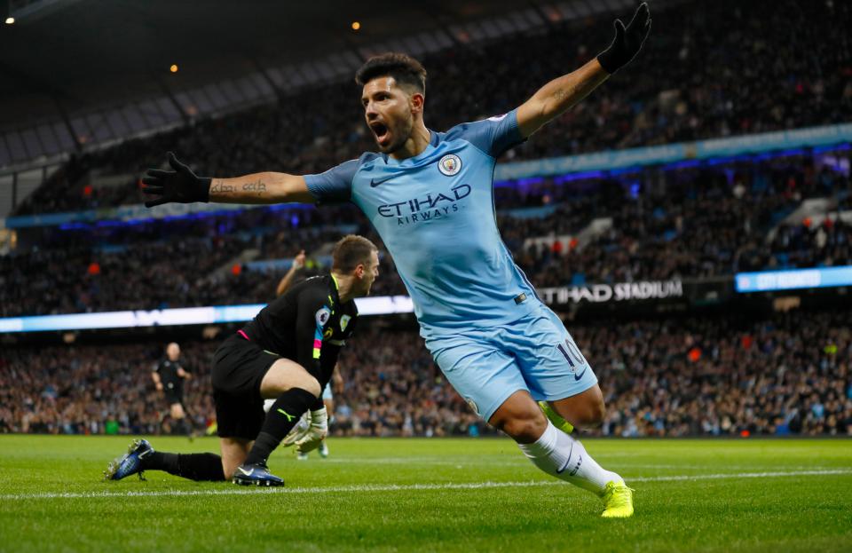  Sergio Aguero is one of the best strikers in world football