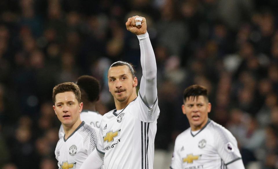  Zlatan Ibrahimovic has been a major hit for Manchester United this season