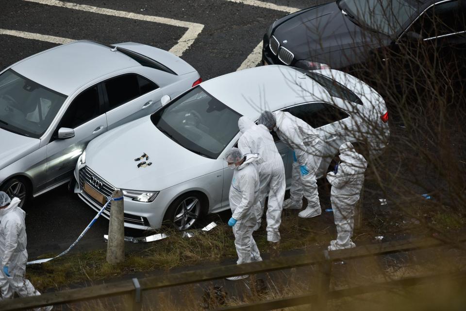  Police said a firearm was discharged as part of a 'pre-planned operation' in Huddersfield