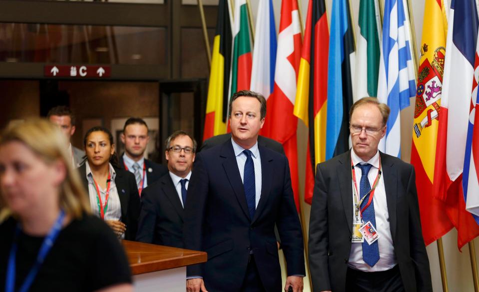  Sir Ivan Rogers, seen here with the former PM David Cameron, helped to get a deal with the EU before the referendum, but Brexiteers said it wasn't good enough